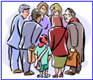 cartoon group of people
